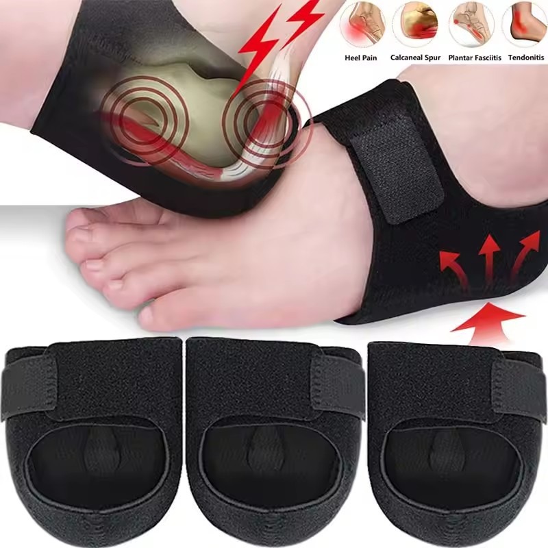 Men'S Shoes For Plantar Fasciitis - Penyangga Tumit Silikon Gel Bentuk U
