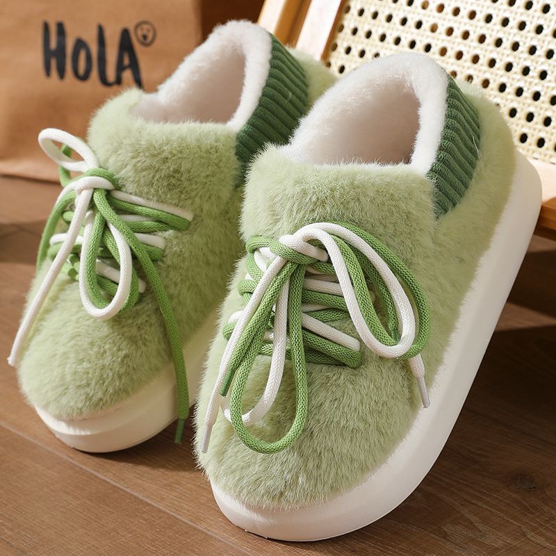 Running Shoes Lightweight - Sandal Rumah Bulu Halus Model Stereoskopik