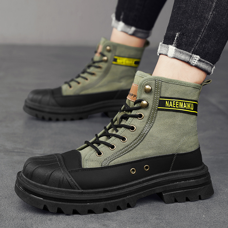 Men'S Shoes For Work - Sepatu Bot Kanvas Pria Sepatu Kasual
