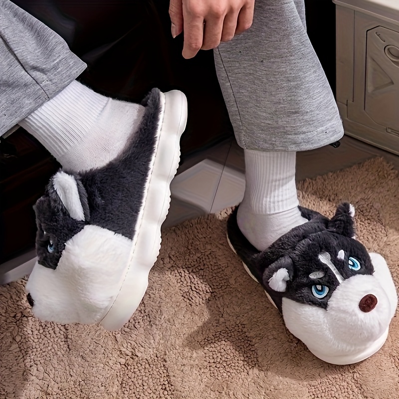 Men Shoes Eu To Us Size - ZUOFU Sandal Selop Anjing Husky Lucu,