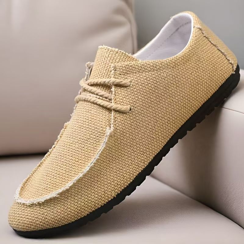 Men'S Shoes For Work - Sepatu Kanvas Bertali Ukuran Besar Pria