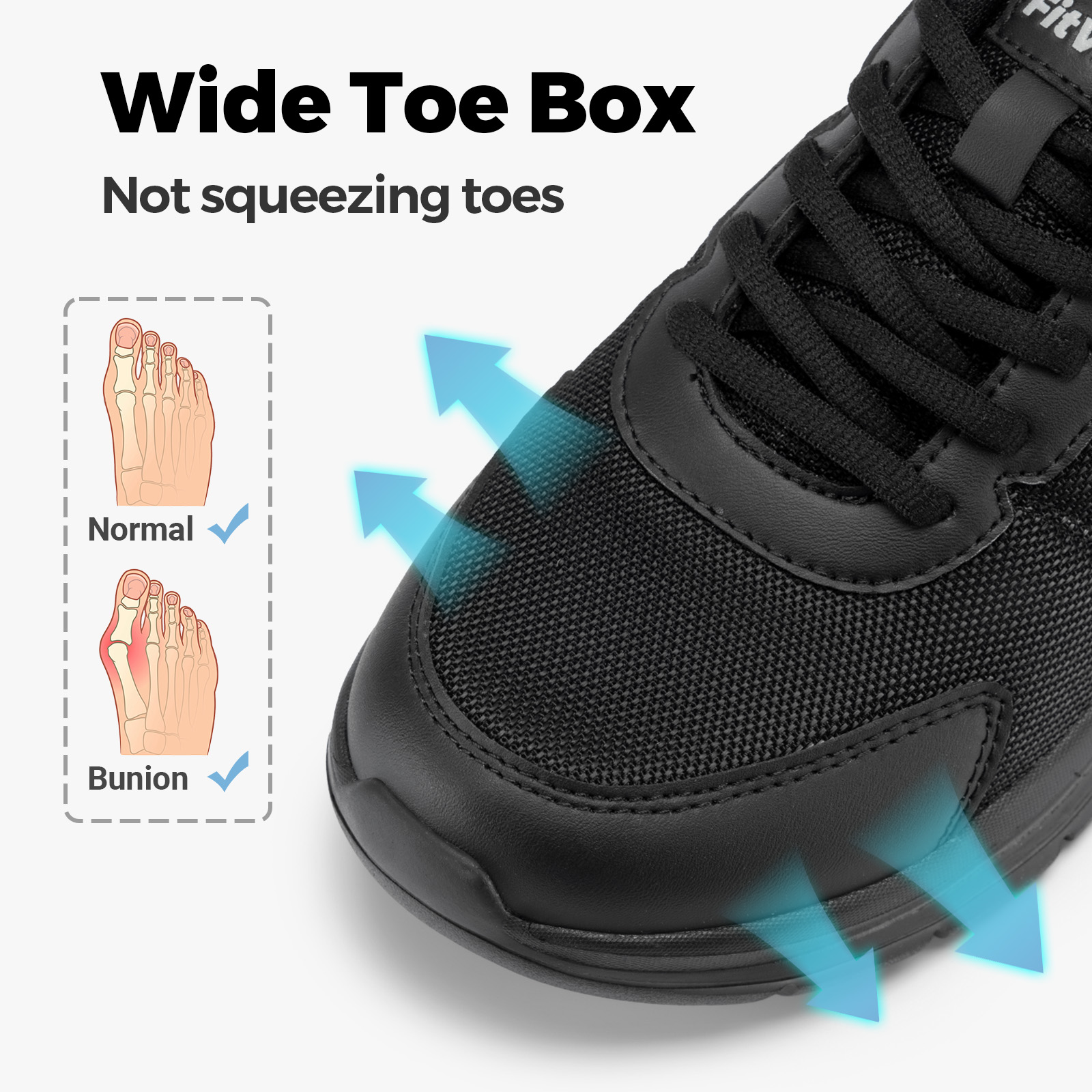 FitVille Sepatu Jalan Pria Sep - Men'S Shoes For Plantar Fasciitis ulasan dan harga