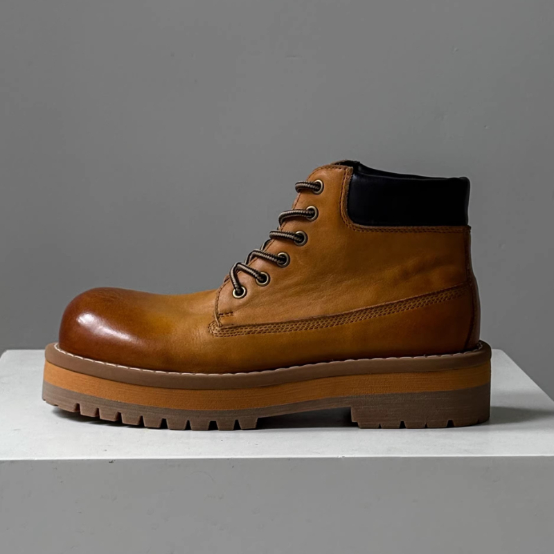 Sepatu Boots Pria Gaya Inggris - Men'S Shoes For Work ulasan dan harga