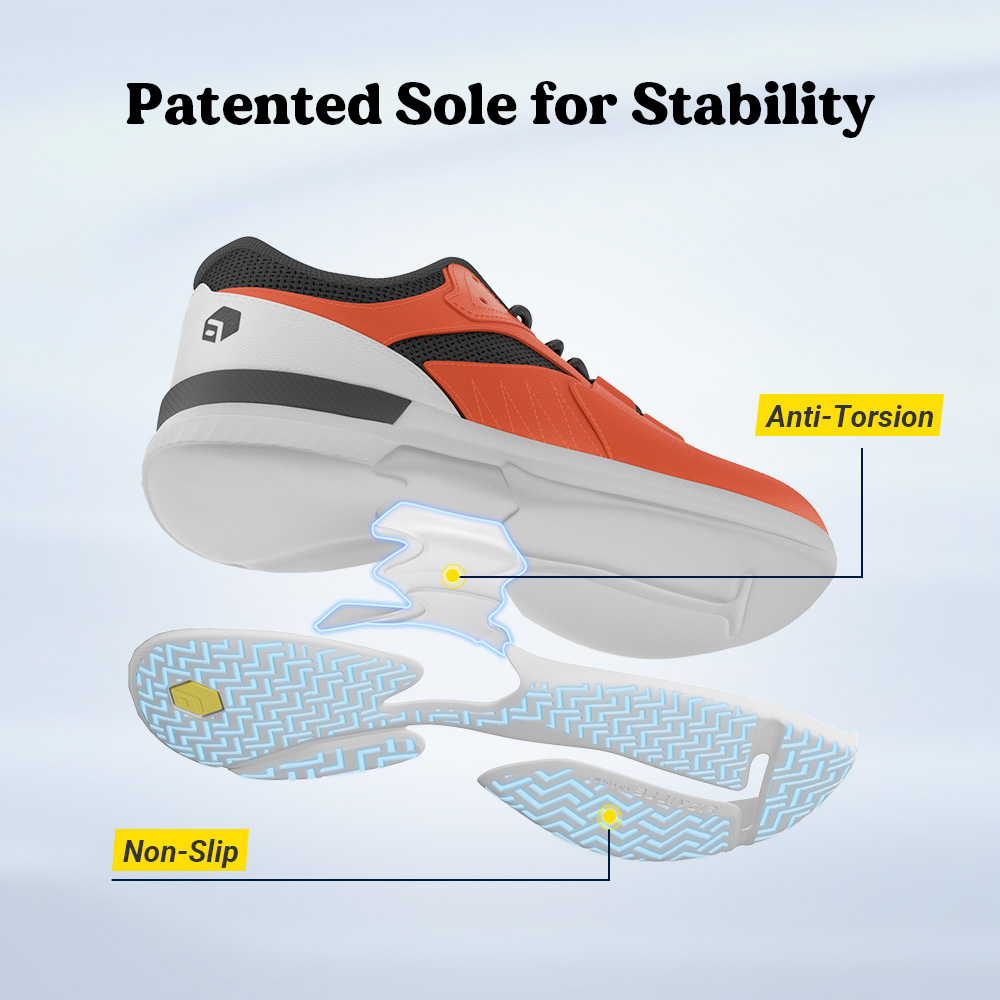 Sepatu Pickleball Pria FitVill - Men'S Shoes For Plantar Fasciitis ulasan dan harga