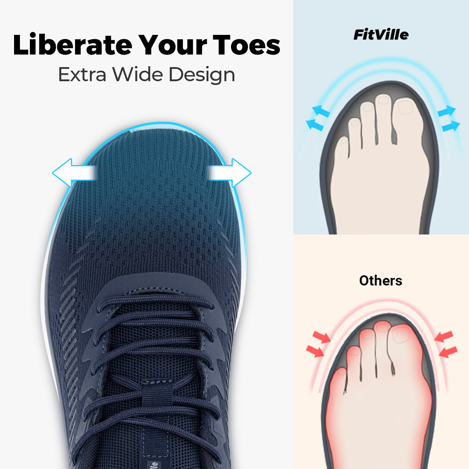 Sepatu Jalan Pria FitVille, Sn - Men'S Shoes For Plantar Fasciitis ulasan dan harga
