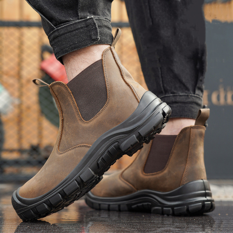 Sepatu Bot Kerja Penutup Kaki  - Men'S Shoes For Work ulasan dan harga