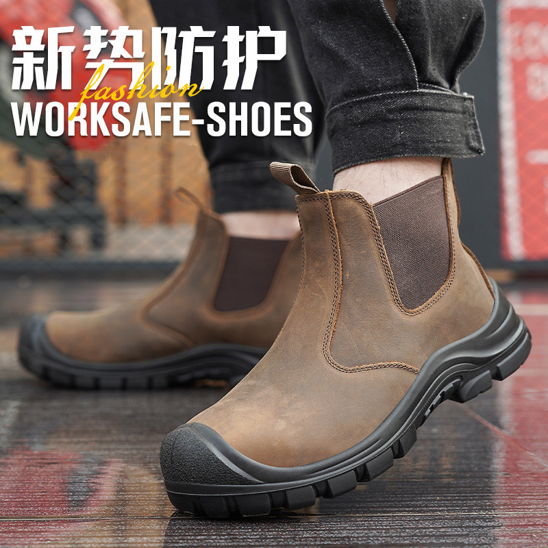 Sepatu Bot Kerja Penutup Kaki  - Men'S Shoes For Work ulasan dan harga