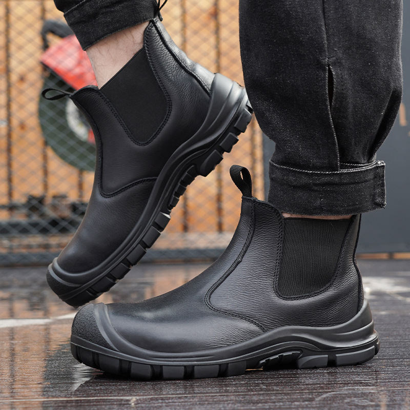 Sepatu Bot Kerja Penutup Kaki  - Men'S Shoes For Work ulasan dan harga