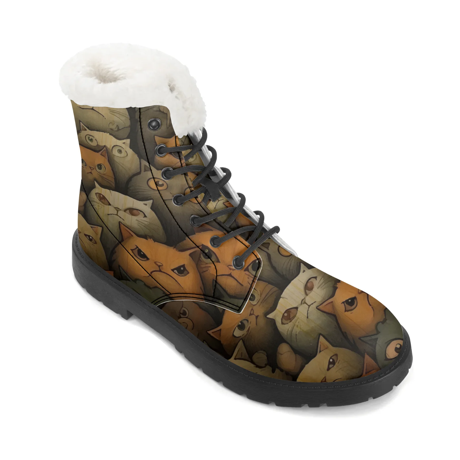 Sepatu Bot Salju Motif Kucing  - Men Shoes Eu To Us Size ulasan dan harga
