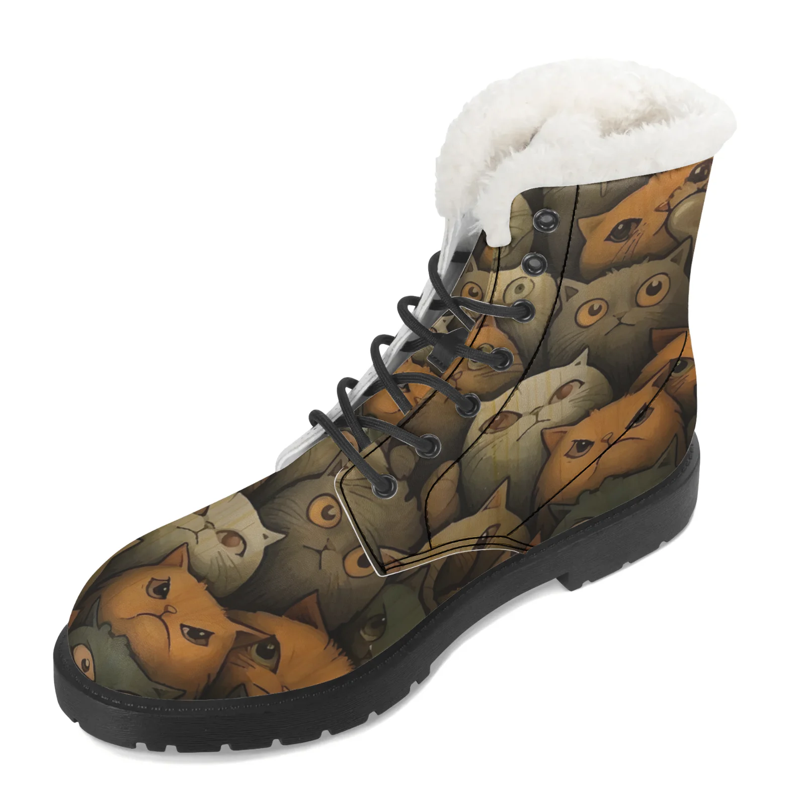 Sepatu Bot Salju Motif Kucing  - Men Shoes Eu To Us Size ulasan dan harga