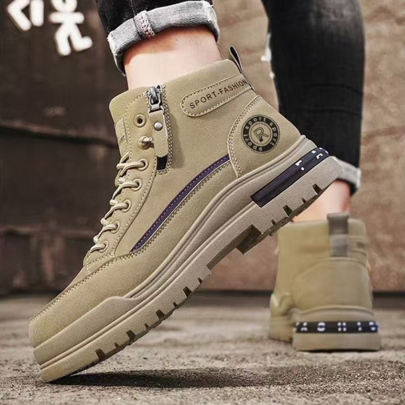 Sepatu Boots Kerja Pria Retro  - Men'S Shoes For Work ulasan dan harga