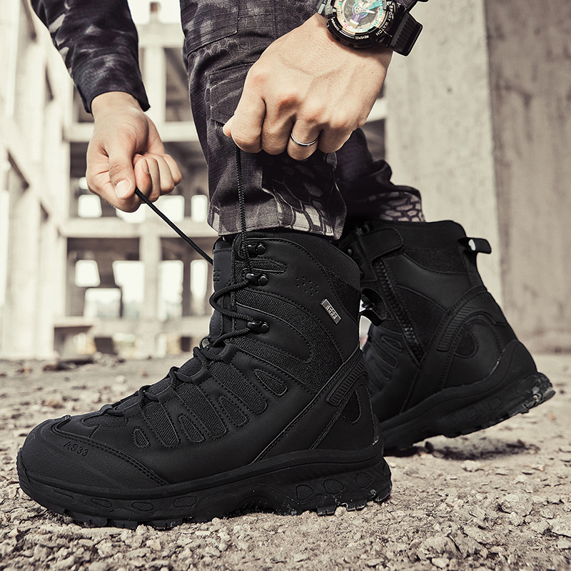 Sepatu Bot Taktis Pria dengan  - Men'S Shoes For Work ulasan dan harga